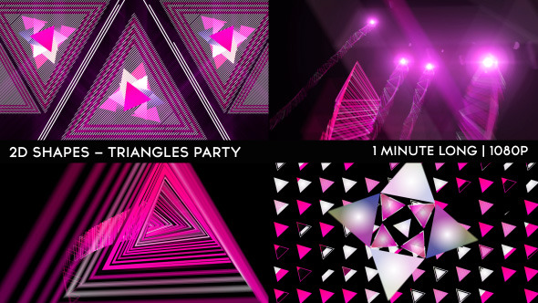2D Shapes - Triangles Party