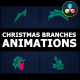 Christmas Branches Animations | DaVinci Resolve - VideoHive Item for Sale