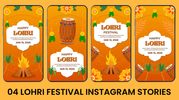 Lohri Festival Instagram Story