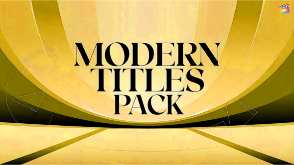 Modern Titles Pack | FCPX alt