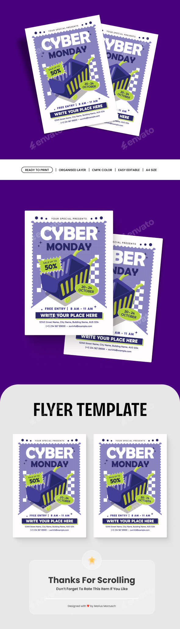 Cyber Monday Flyer