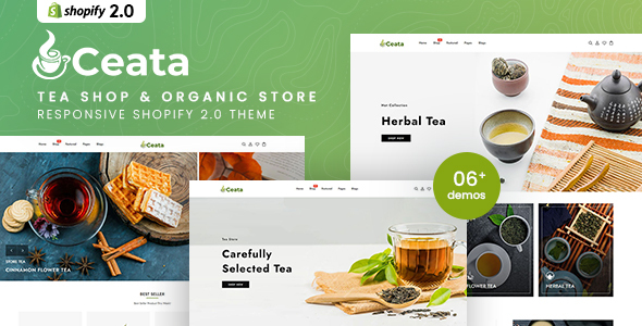 Ceata – Tea Shop & Organic Store Shopify 2.0 Theme – 0 Sold!