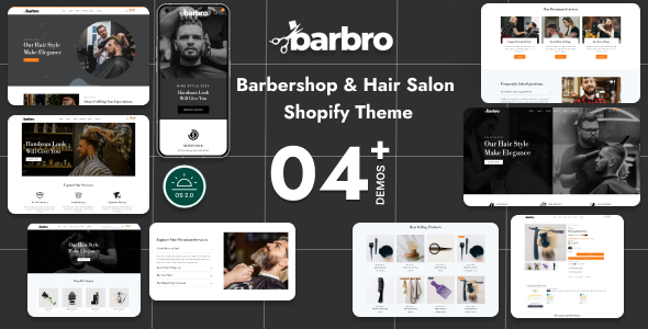 Barbro - Barbershop & Hair Salon Shopify Theme