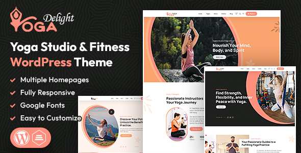 Yoga Delight | Yoga Studio & Fitness WordPress Theme