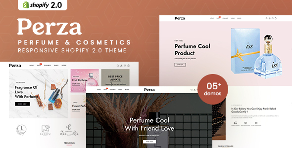 Perza – Perfume & Cosmetics Shopify 2.0 Theme – 0 Sold!