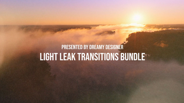 Light Leak Transitions Overlays And color luts Bundle alt