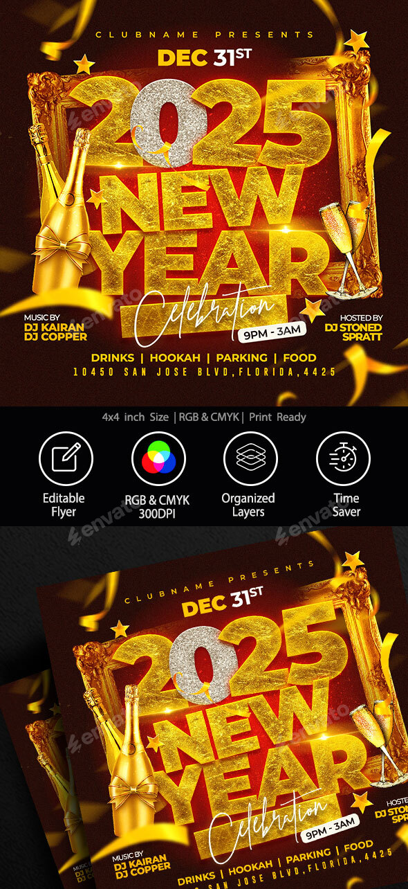 New Year Party Flyer