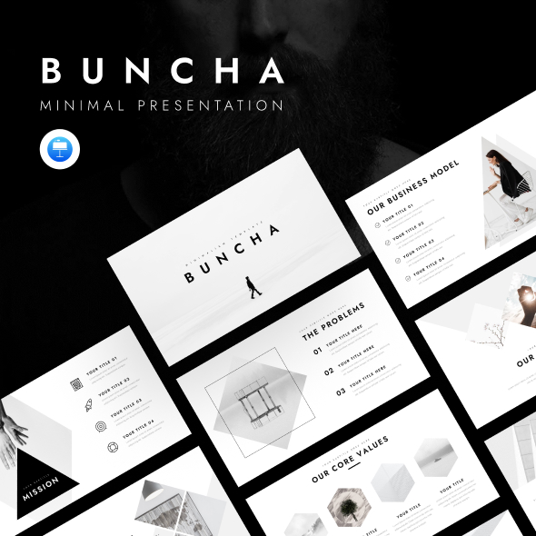 Buncha - Minimal Keynote Template