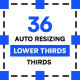 Auto Resizing Titles and Lower Thirds - VideoHive Item for Sale