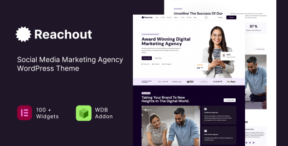 Reachout – Social Media Marketing Agency WordPress Theme – 0 Sold!