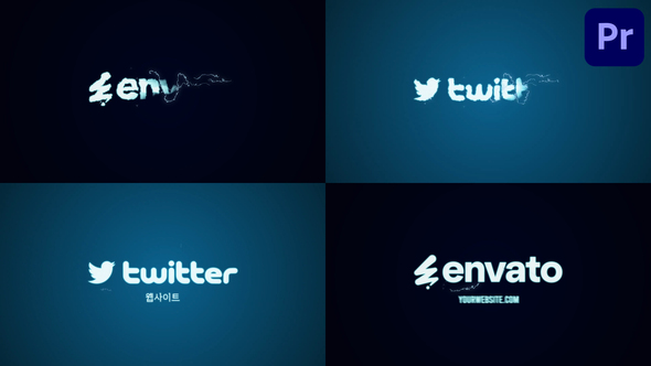 Clean Electric Logo for Premiere Pro