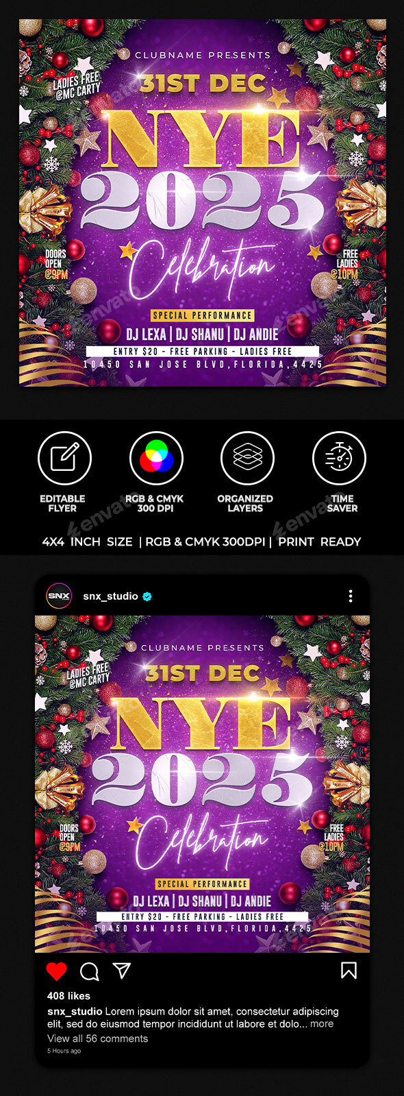 New Year Party Flyer