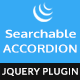 BWL Searchable Accordion jQuery Plugin - CodeCanyon Item for Sale
