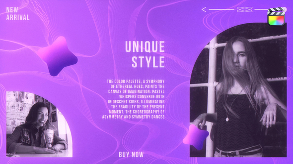 Gradient Typography Intro - FCPX alt