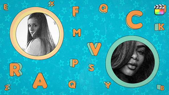 Cartoon Drawn Opener - FCPX alt