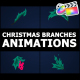 Christmas Branches Animations | FCPX - VideoHive Item for Sale
