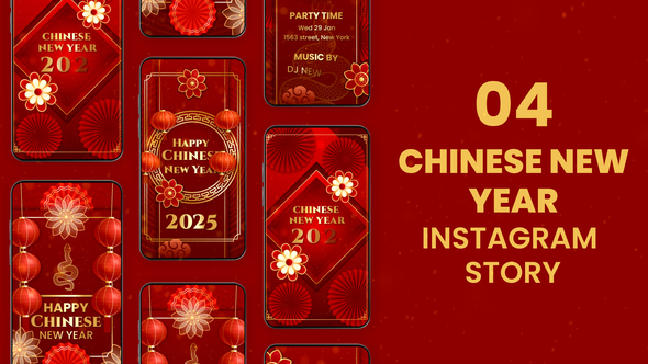 Chinese New Year Instagram Stories