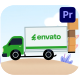 Delivery Service Truck Explainer for Premiere Pro - VideoHive Item for Sale