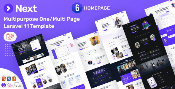 Next – Multi-Purpose Laravel 11 Template – 0 Sold!