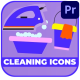 House Cleaning Icons And Titles for Premiere Pro - VideoHive Item for Sale