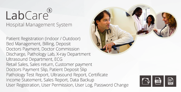 LabCare - Hospital Management System (Billing, Pathology, Ultrasound, ECG, Retail)