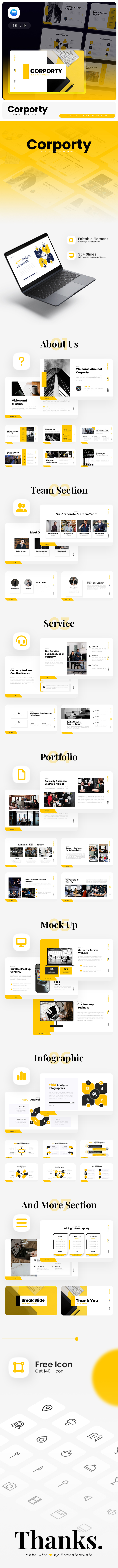 Corporty – Business Keynote Template