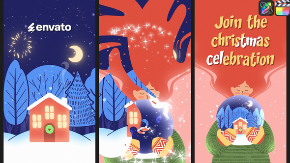 Christmas Snow Globe for FCPX alt