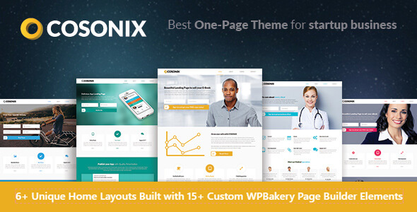 Cosonix - One-Page Theme for eBook, App and Agency