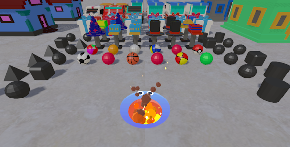 Unity Game Template - Blocky Holes (Unity 6)