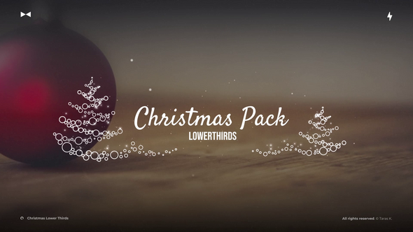 Christmas Lower Thirds \ MOGRt
