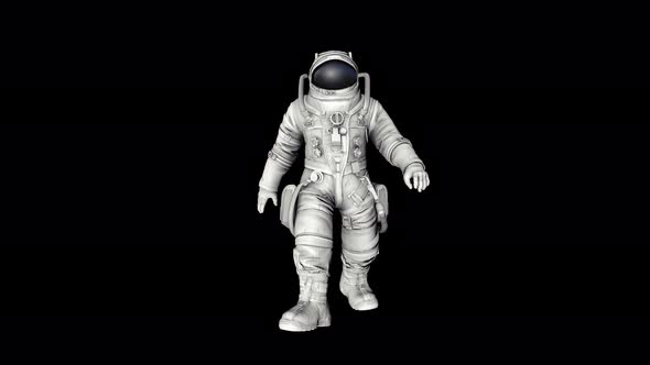 4K Astronaut Walking alt