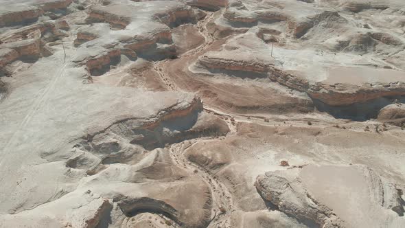 Aerial Shot at The Desert