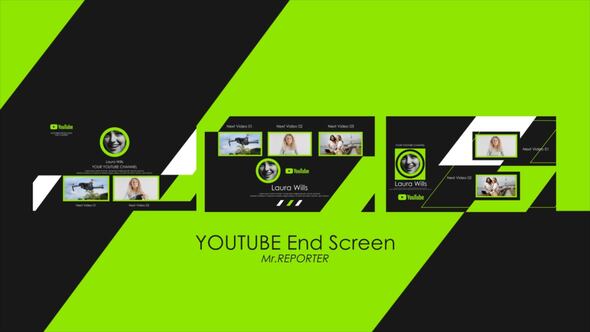 Youtube Channel End Screen Ver 5