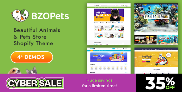 BzoPets - Pet Store and Supplies Shopify 2.0 Theme