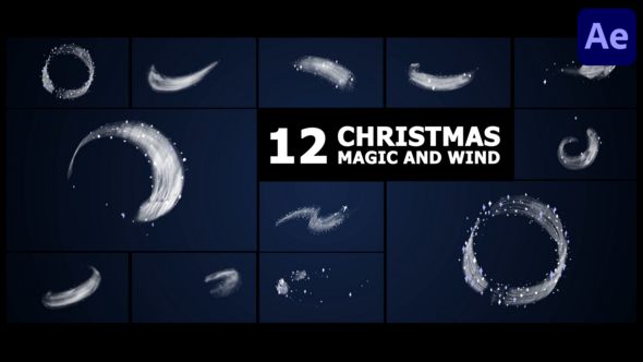 Christmas Magic And Wind for After Effects alt