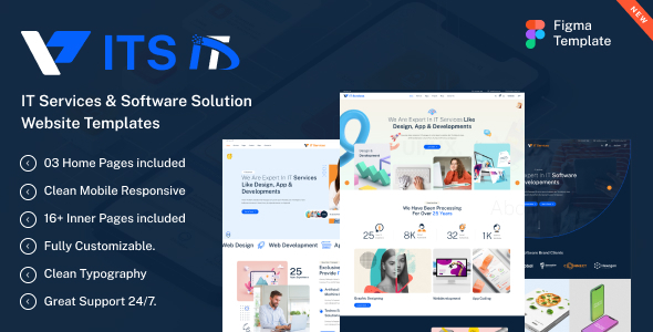 ItsIt - IT services and software Figma Template