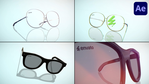 Eyeglasses Logo for After Effects