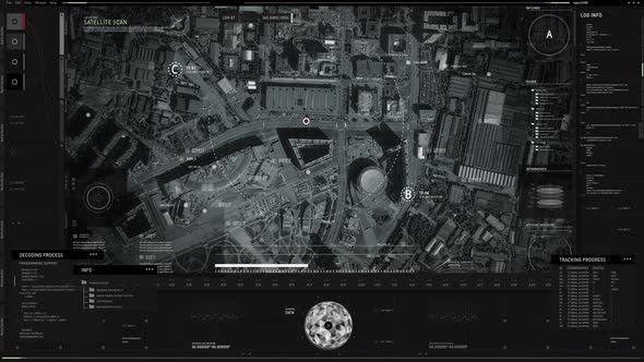 Modern High Tech Radar System Tracking Criminal Activity On City Streets alt