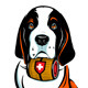 Saint Bernard Dog Face - GraphicRiver Item for Sale