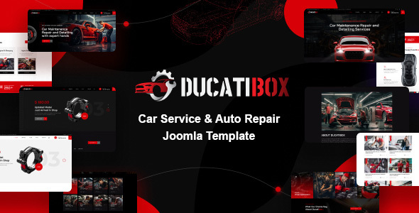 Ducatibox - Car Service & Auto Repair Joomla Template