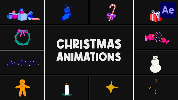 Christmas Animations for After Effects