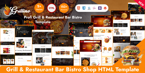 Grillino - Grill, Restaurant & Food HTML Template