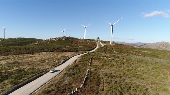 Generating Clean Green Electricity From Wind Turbine Generators in the Portuguese Mountainous Area