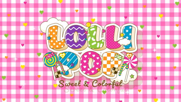 Candy Colorful Titles