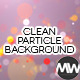 Clean Floating Particle Background - 5 Pack - VideoHive Item for Sale