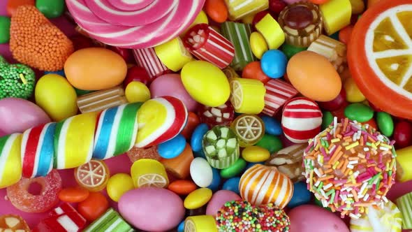 Sweet Candy Jelly Bonbon Lollipop Snack Sugar