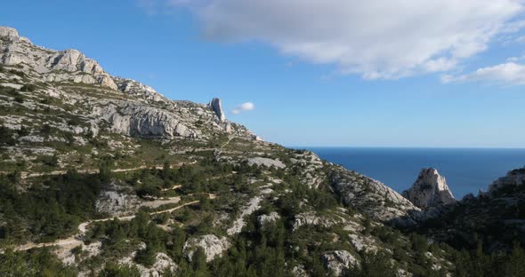 the Sugiton creek, Marseille, Provence, France