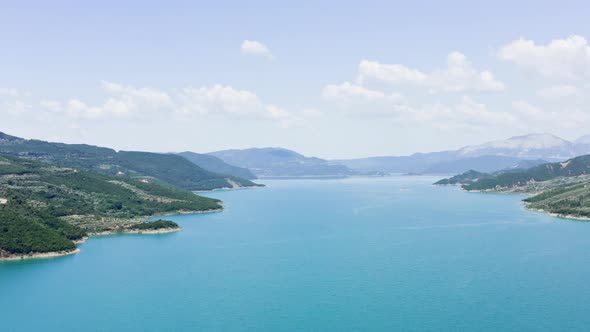 Picturesque Turquoise Lake