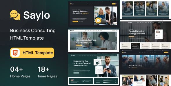 Saylo – Business Consulting HTML Template – 0 Sold!