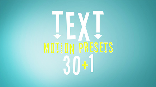 30+1 Text Presets